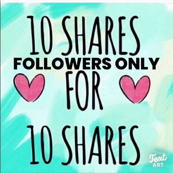 Other - NEW random share 10,20,30 IN MY closet TO YOUR FOLLOWERS ONLY NO PARTY SHARES